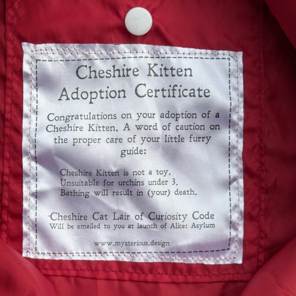 American McGee cheshire kitten